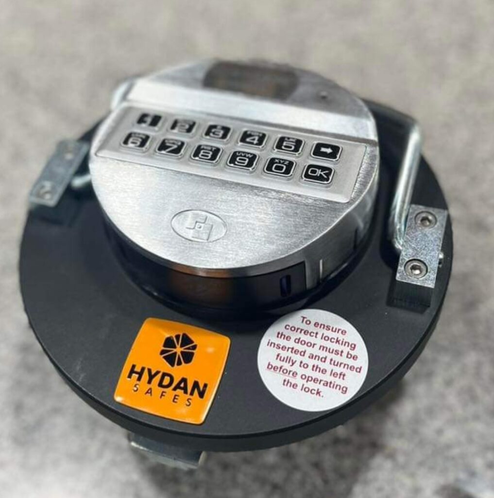 Round Safe Key Hydan Knight Size 2 Round Lid Underfloor Safe - KC Security Locksmiths
